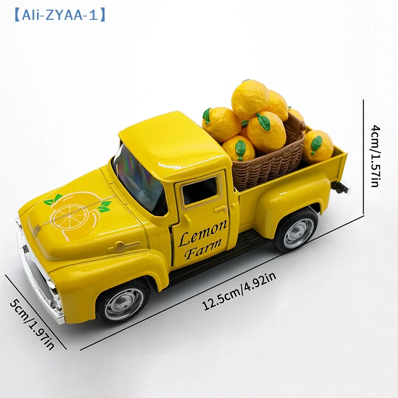 【ZYAA-1】1Pcs Lemon Truck Decoration – Summer Lemon Car Decor, Fresh And Cute Lemon Car Ornament, Yellow Lemon Truck Decor