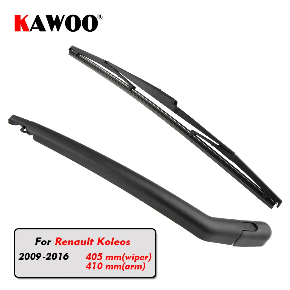 

KAWOO Car Rear Wiper Blade Blades Back Window Wipers Arm For Renault Koleos Hatchback (2009 Onwards) 405mm Auto Windscreen Blade