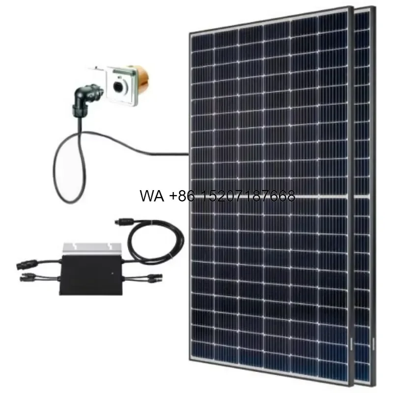 Wmwmnu for On Off Grid 800W Micro Inverter Solar Panel System with Storage Plug and Play for Balkonkraftwerk for Home Use
