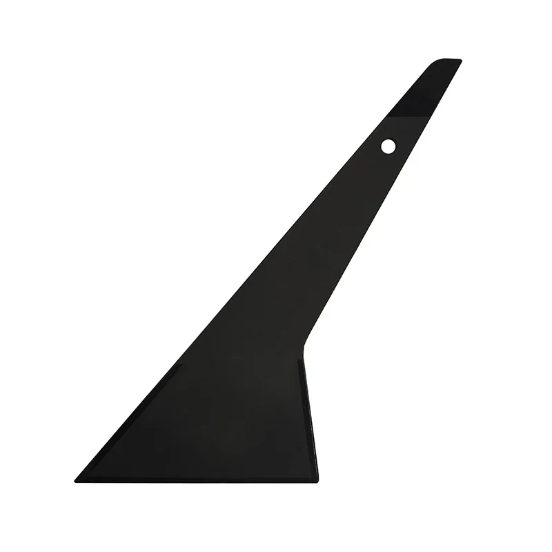 

12" Long Black Heat Resist Triangular Tint Scraper Window Tinting Remove Thin-edge Plastic Knife Squeegee Bevel Opening A77B