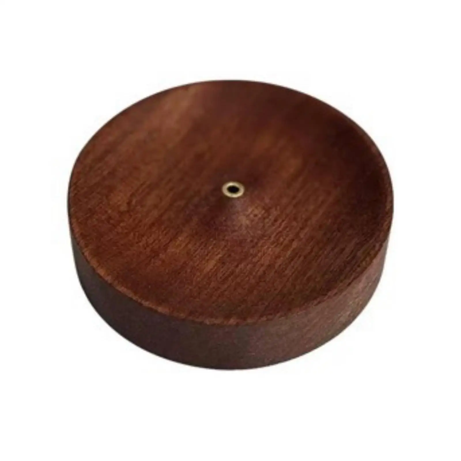 Solid Wood Scent Burner Base Round Ash Tray Holder for Mindfulness Practice Home Decor Accent