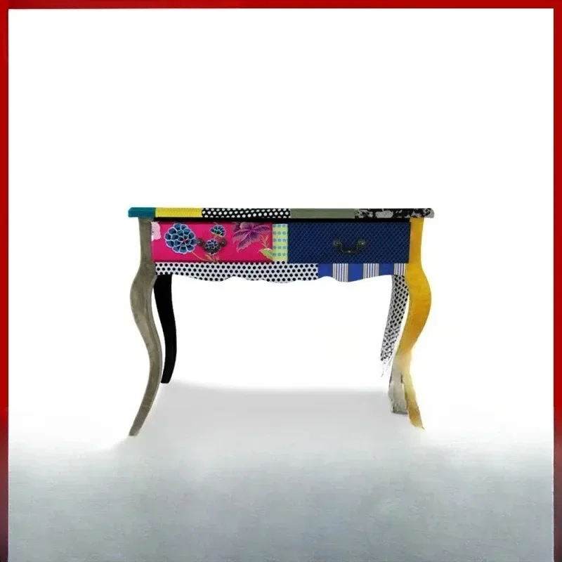 European modern living room entrance cabinet, model room art case Internet celebrity restaurant side cabinet
