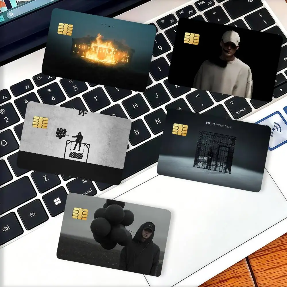 American rapper NF Credit Card Decorative Card Stickers Suitable For Bank Cards Metro Transit Anti-scratch Gift 4PCS