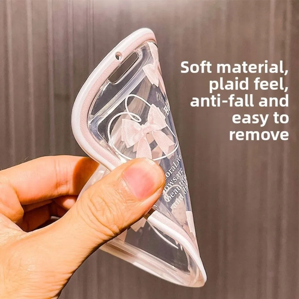

Bowknot Kpop Photocard Holder Transparent Idol Cards Collect Card Holders Multi-Functional Photo Protector