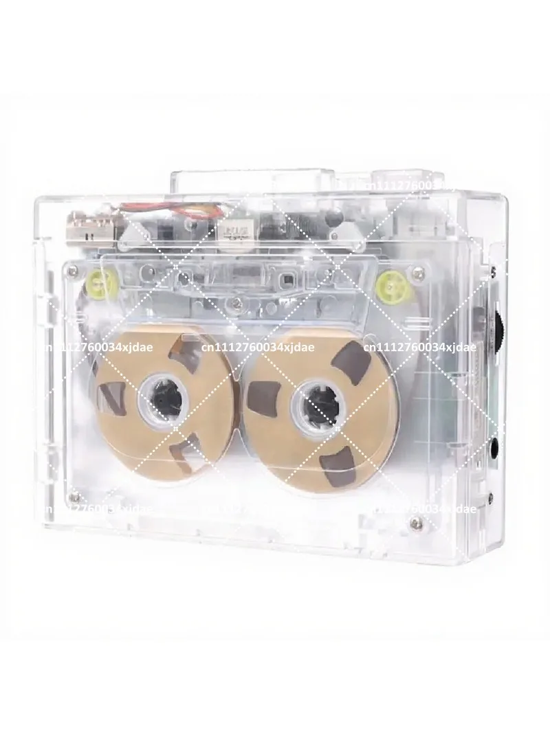 Retro Transparent Bluetooth Tape Player Portable High Fidelity HIFI FM Radio Nostalgic Classic