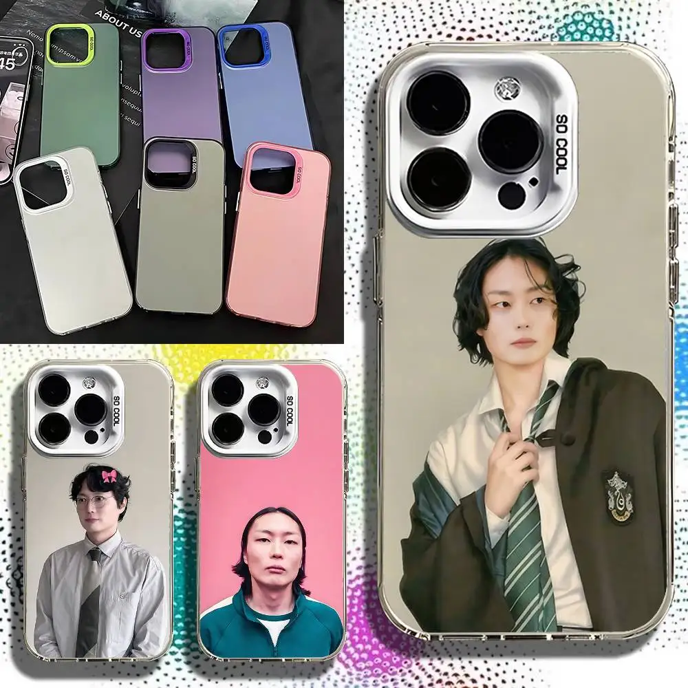 

R-Roh J-Jaewon Actor Phone Case For iPhone 16,15,14,13,12,11,Pro,XS,Max,Plus,Mini,SE White Candy Matte Shockproof Cover