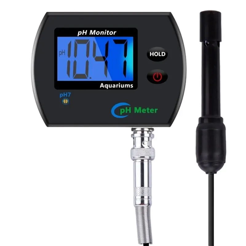 A23F-Professional PH Meter For Aquariums, Multi-Parameter Water Quality Monitor Professional Accurate Digital Tester US Plug