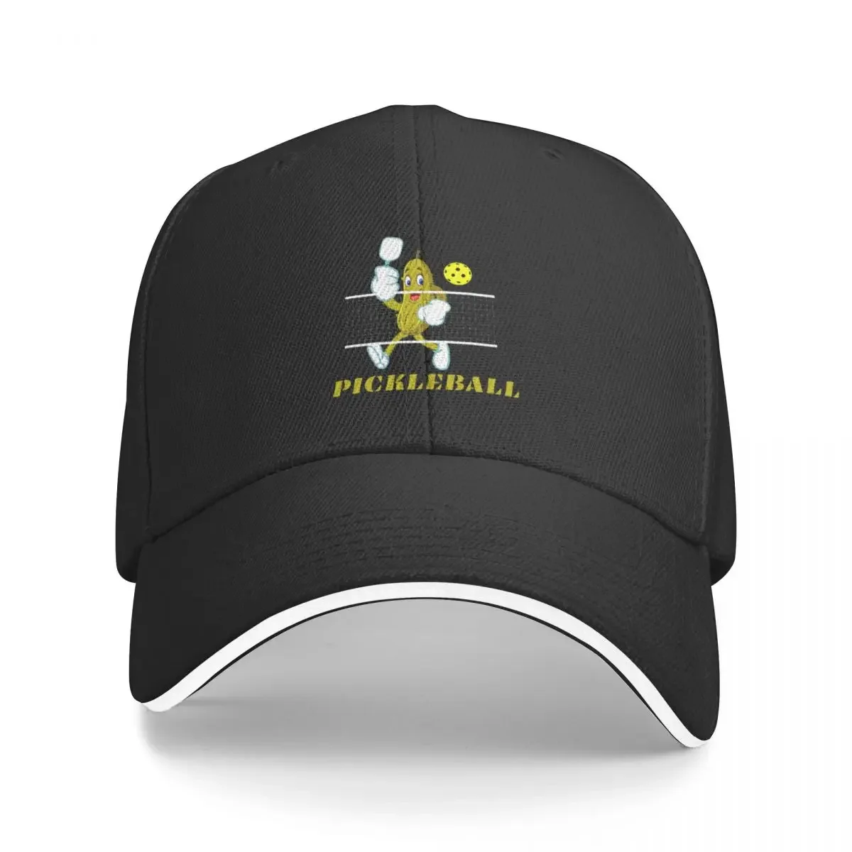 

Funny Pickle Playing Pickleball Baseball Cap Trucker Hat Hat Man For The Sun Beach Bag Vintage Hats For Women Men's