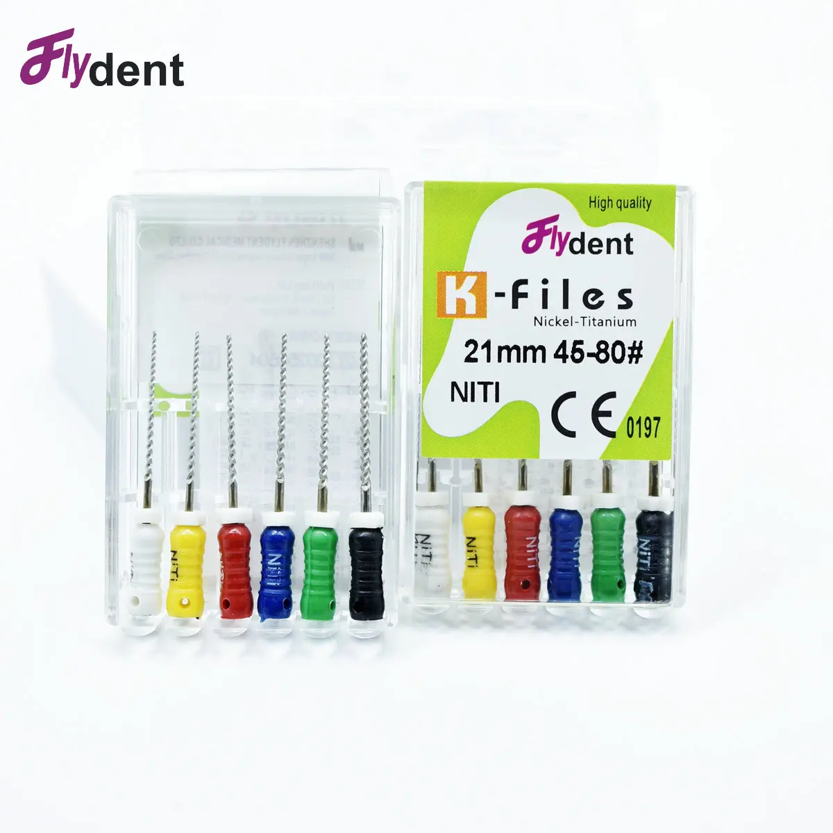 

6pcs/Pack Dental NITI K files Flexible root canal endo nitiflex handuse Nickel titainium Dentistry Supplies