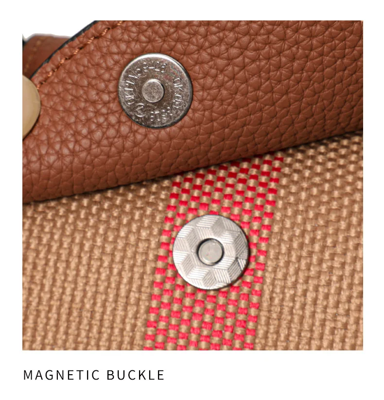 Aidani Canvas Plaid Dumpling Bag für Damen, neuer Stil, luxuriöses Gefühl, großes Fassungsvermögen, Handtasche, Schulter- und Umhängetasche – Detail 13