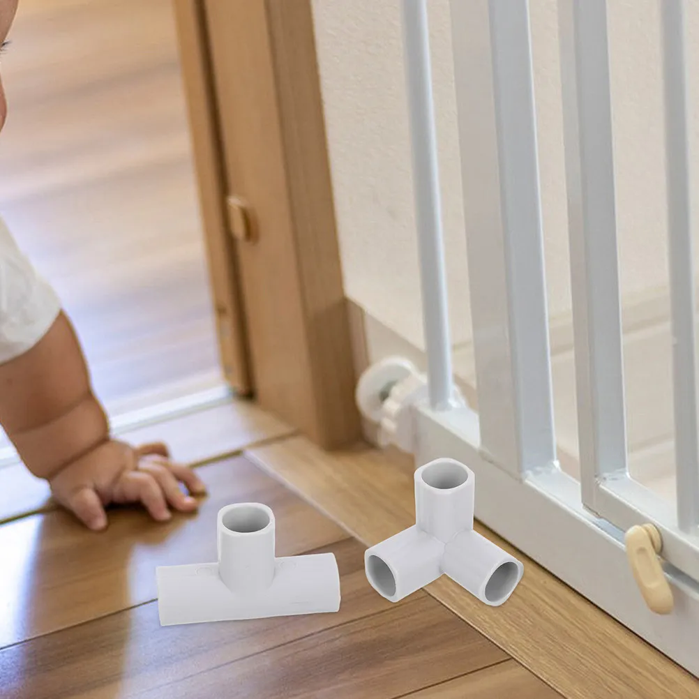 12 Stück Baby-Laufstall-Verbinder PE-Rohrverbinder für Kindersicherheitszaun Ersatzteile Laufstall-Zubehör für den Heimgebrauch