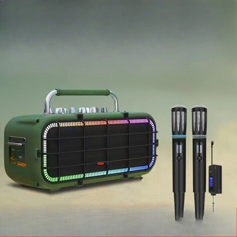

Outdoor live broadcast Karaoke Bluetooth speaker, high-power subwoofer portable