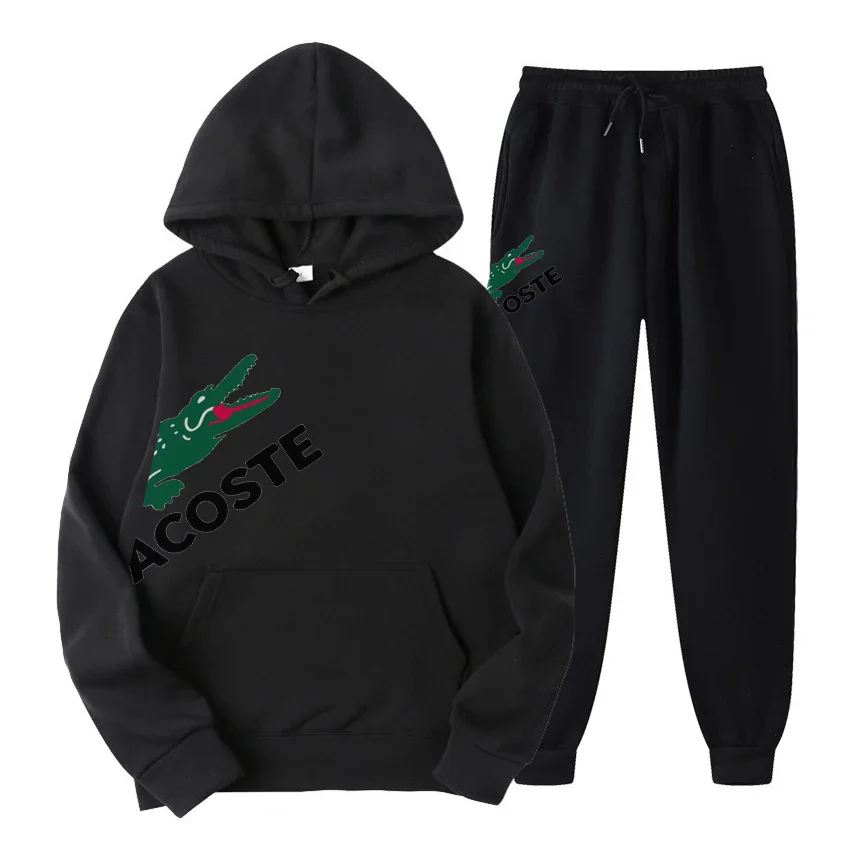 Fashion Men's Sweatshirt Hoody for Men Male Suit Spring 2024 Female Man Sets Women's Tracksuit Sportswear Hoodies + Sweatpants