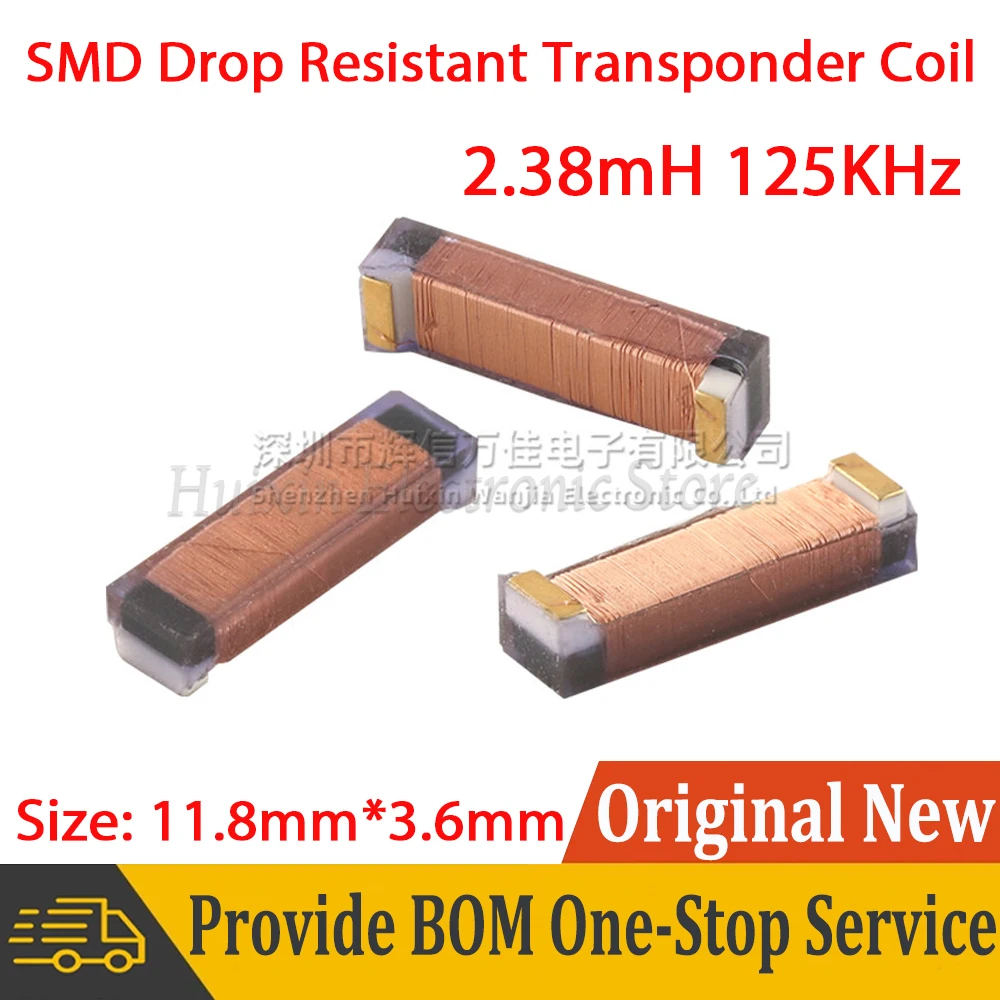 10pcs SDTR1103-0238J Car Key Inductance Coil 2.38mH 125KHZ Single Axis Receiving Antenna SMD Drop Resistand Transponder Coil