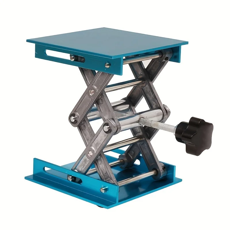 

100x100mm Aluminum Alloy Lab Jack Stand Table Lift Laboratory Support Jack Platform Lab Lift Stand Table Lab Stand Lifter