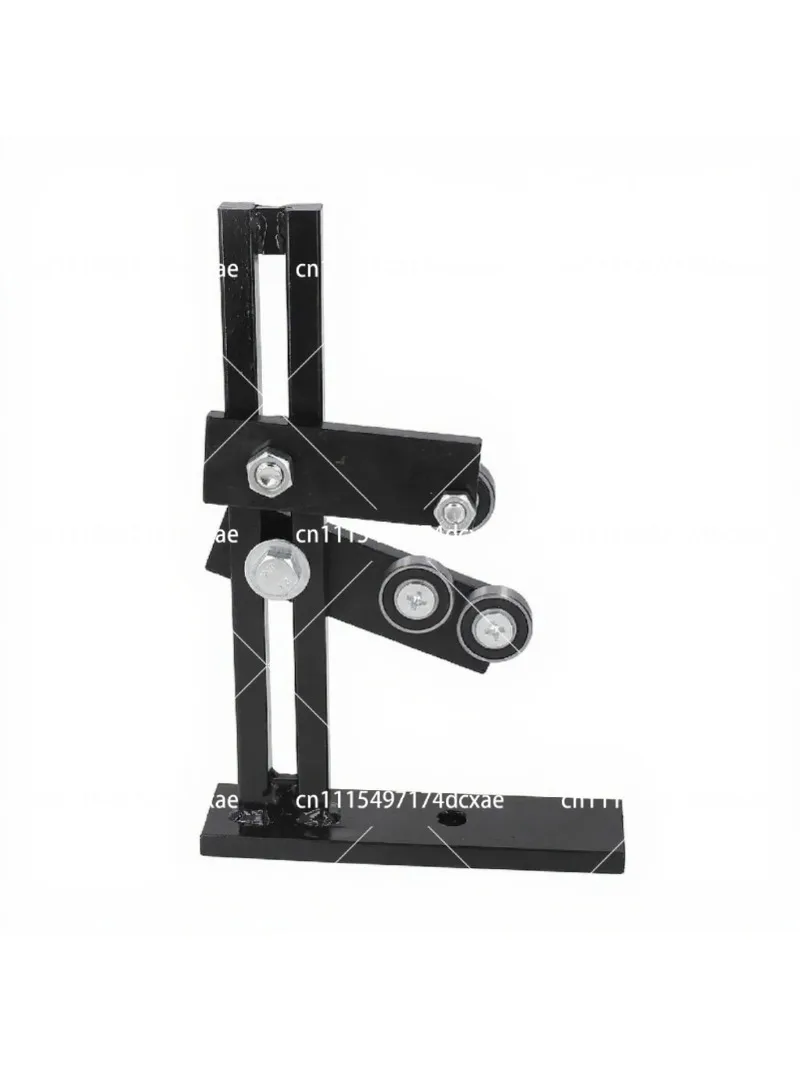 Cast Iron Woodworking Lathe Center Frame, L-Shaped Steady Bracket for Turning Support