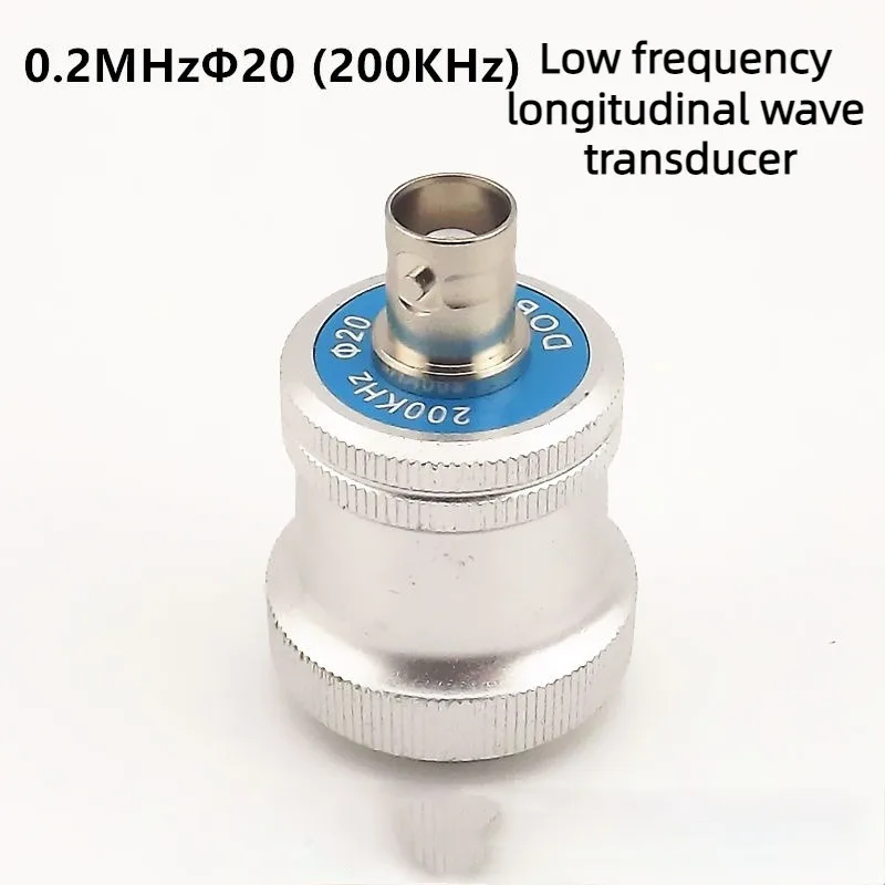 transdutor longitudinal de baixa frequencia ultrassonico sonda reta 02p20 02mhz 200khz 250k 750k 01