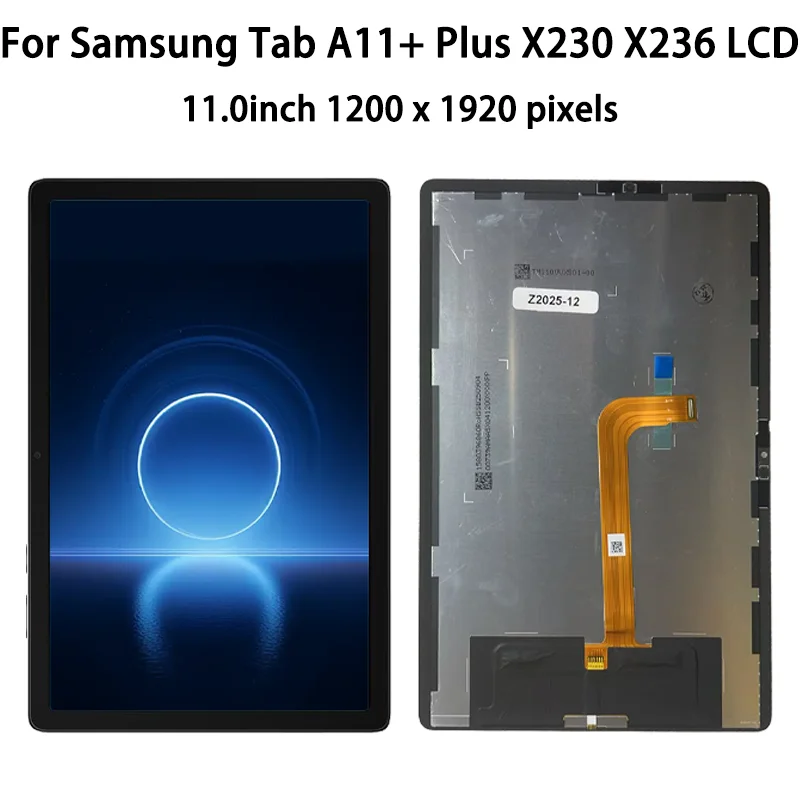 Wyświetlacz LCD z ekranem dotykowym (digitizer) do Samsung Tab A11+ A11 Plus SM-X230 SM-X236 SM-X235 X230 X236 X235 - przetestowany — zdjęcie produktu 3