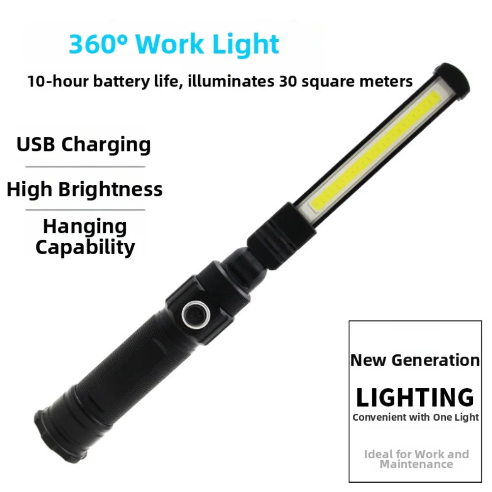 

1500 Lumens Rechargeable LED Work Light with 360 Degree Rotation and Hands Magnetic Base for Outdoor and Indoor Use
