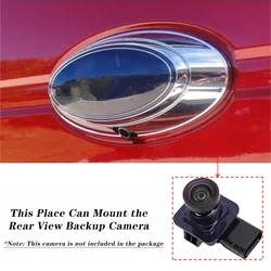 Tailgate Back Up Camera Housing Bezel AL3Z-19H511-A for Ford F150 F250 F350 2009-2014 Harness and Emblem Housing Chrome