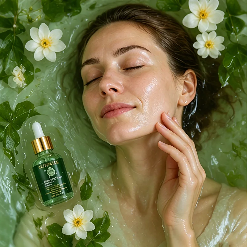 Sérum Hidratante de Vitamina C e Ácido Hialurônico 30ml, Ilumina a Pele Opaca, Aumenta a Elasticidade, Suaviza Linhas Finas e Secas, Sérum Facial