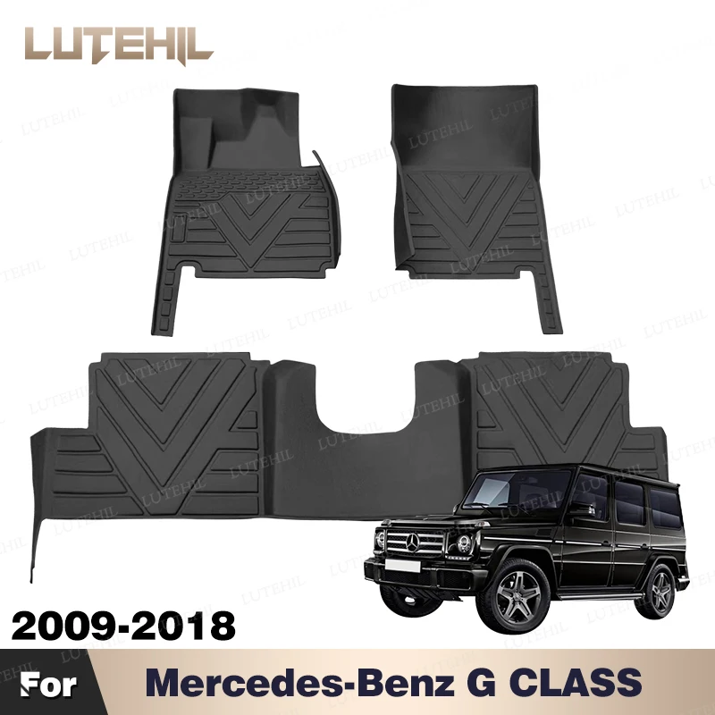 

Всепогодный автомобильный коврик TPE для Mercedes-Benz G CLASS 2009-2018 17 16 15 14 13 12 Коврик для защиты салона Аксессуары