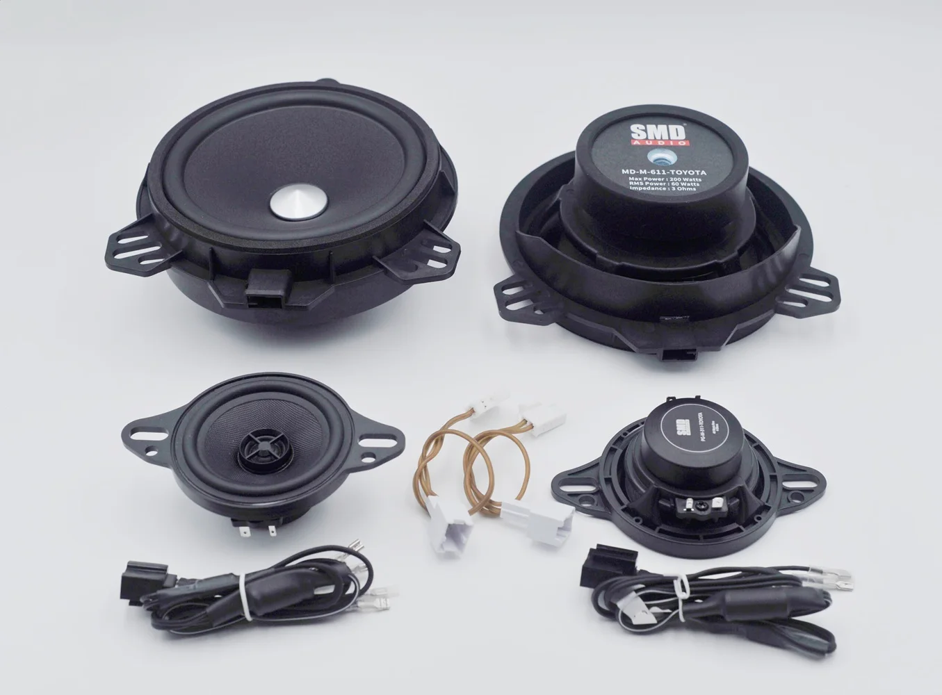Applicable to Corolla Cross, Vios, RAV4, HighlanderRR,Yaris 3.5-inch tweeter and midrange speakers, 6.5-inch mid-bass speakers