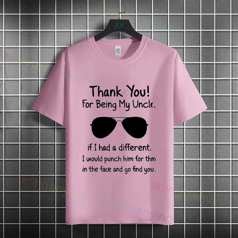 Funny Uncle Funcle Definition T-shirt for Men Casual Fashion Streetwear Pure Cotton Short Sleeve Tshirt Outdoor Clothing