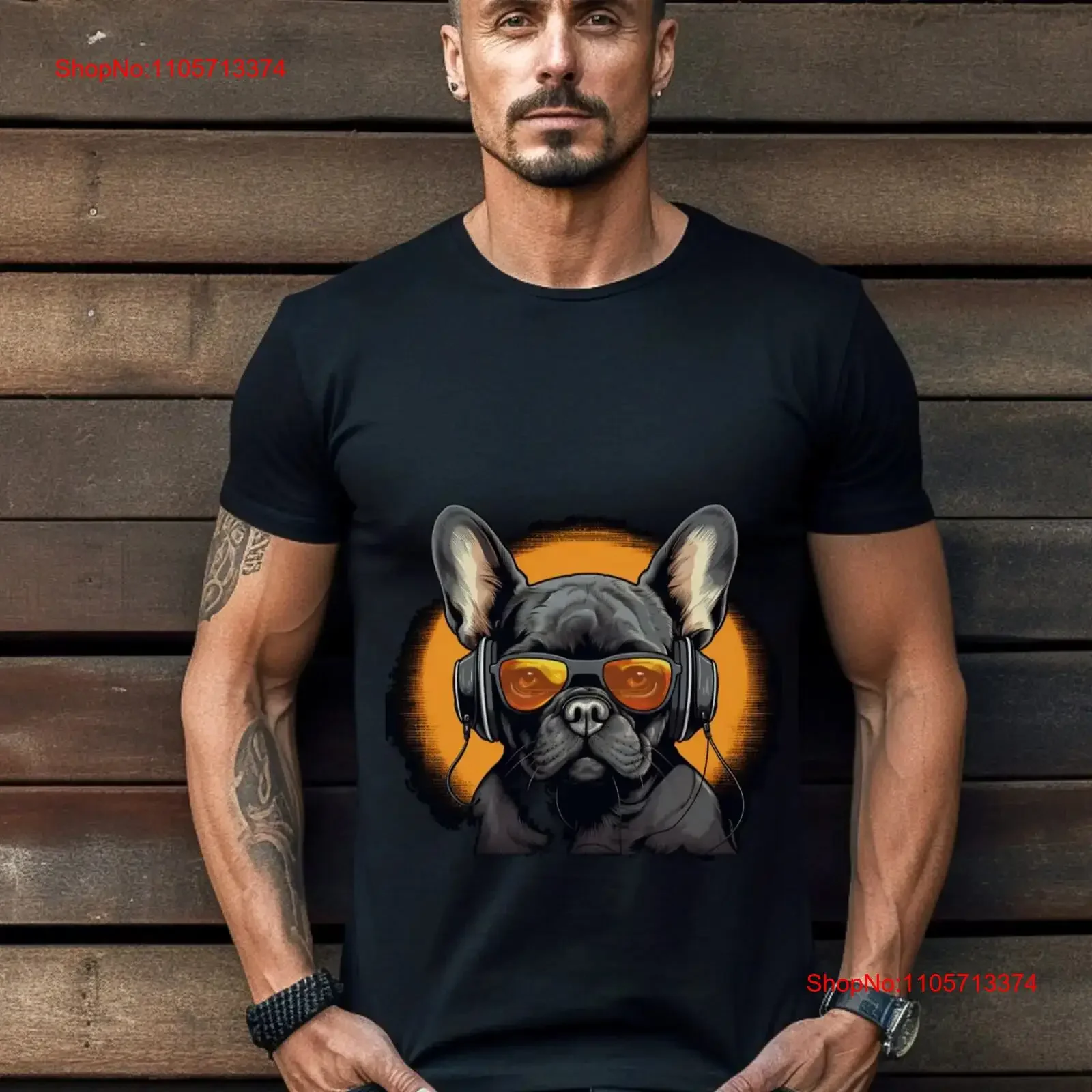 Frenchie Flow Softstyle T Shirt vintage Washed Versatile Slightly Comfortable Stretched graphic Casual streetwear