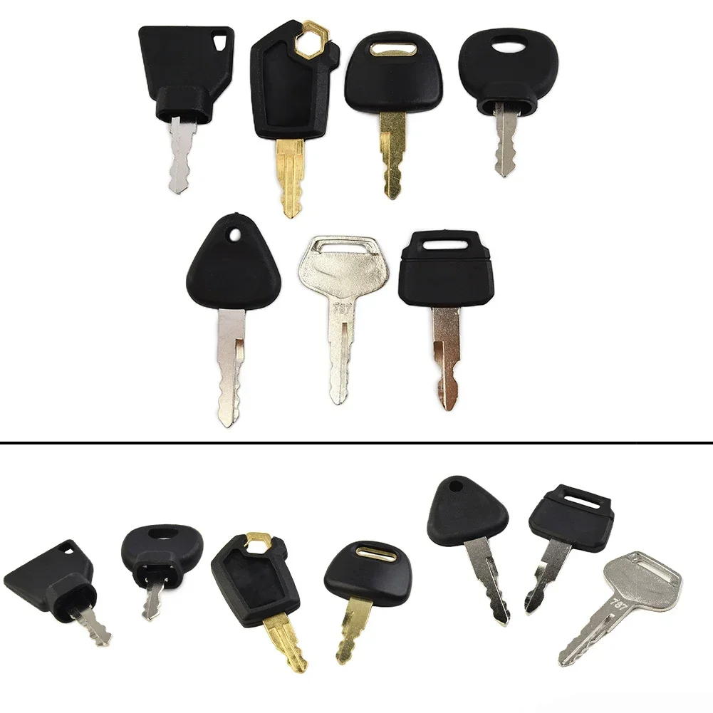 7pcs Ignition Key Plant Application Spare 14607 For Jcb Bomag Hatz Tractor Car Replacement Parts