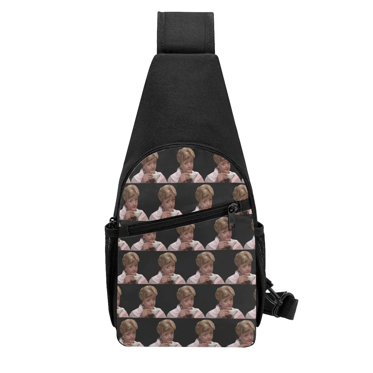 Jessica Fletcher Judging Murder She Wrote Sac de poitrine pour homme, sac à bandoulière, sac à dos de voyage, sac à dos de randonnée, sac à bandoulière