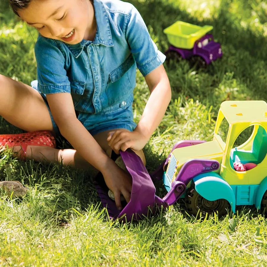 Camion de sable de 18 pouces, pelle de jeu d'eau, jouet pour tout-petits, chargeur de loadie, jouets de plage de 18 mois, jouets de sable