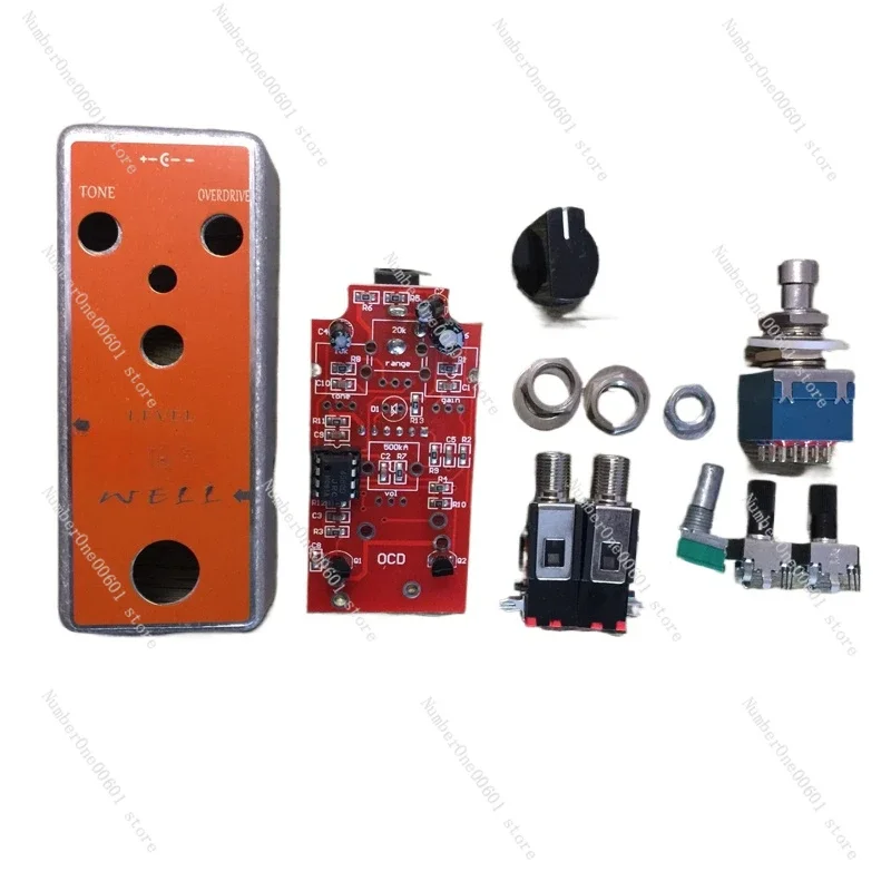 Electric Guitar Distortion Overdrive Monoblock Effects DIY Kit Handmade Tone Set