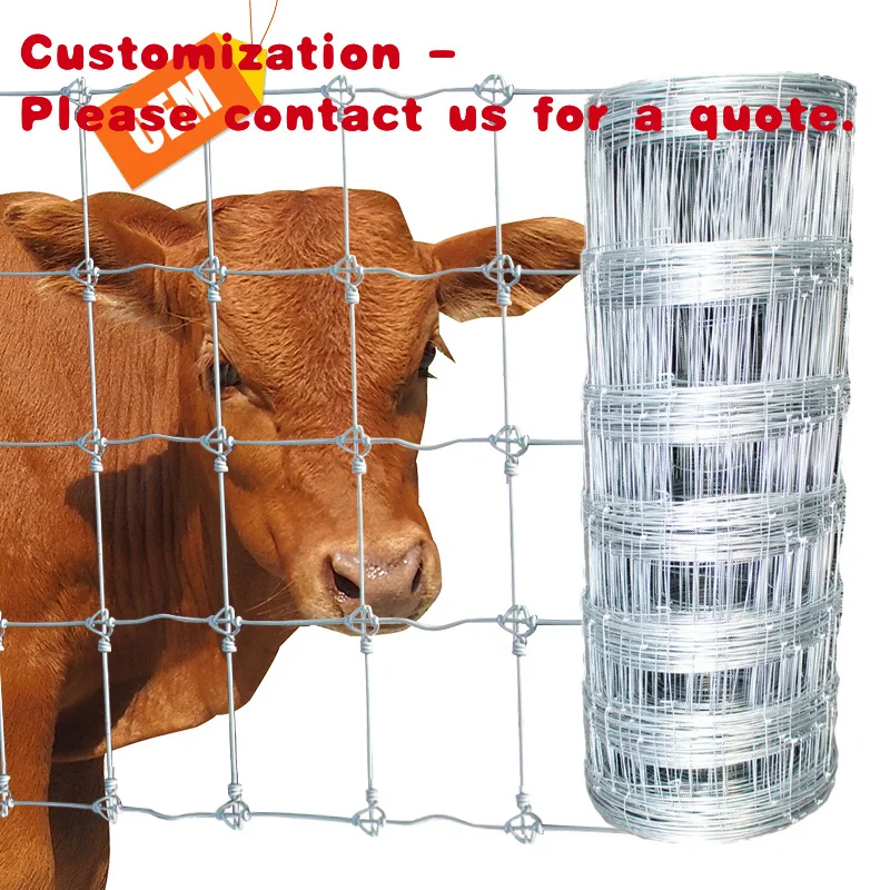 

custom.Portable Outdoor 8ft Veld Span Field Fence Farm Fencing Net Sale