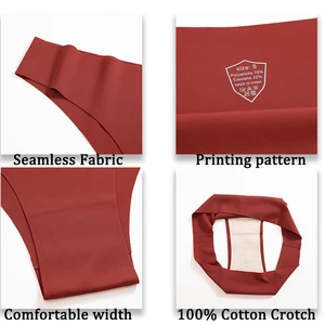 Fonetoo-Ice Seda Nähen ohne Nähen, brasilianische Hosen mit niedriger Taille, atmungsaktive Dessous, hohe Elastizität, intimes Höschen, 6pcs pro Set 8 Hauptverkaufshosen - №6