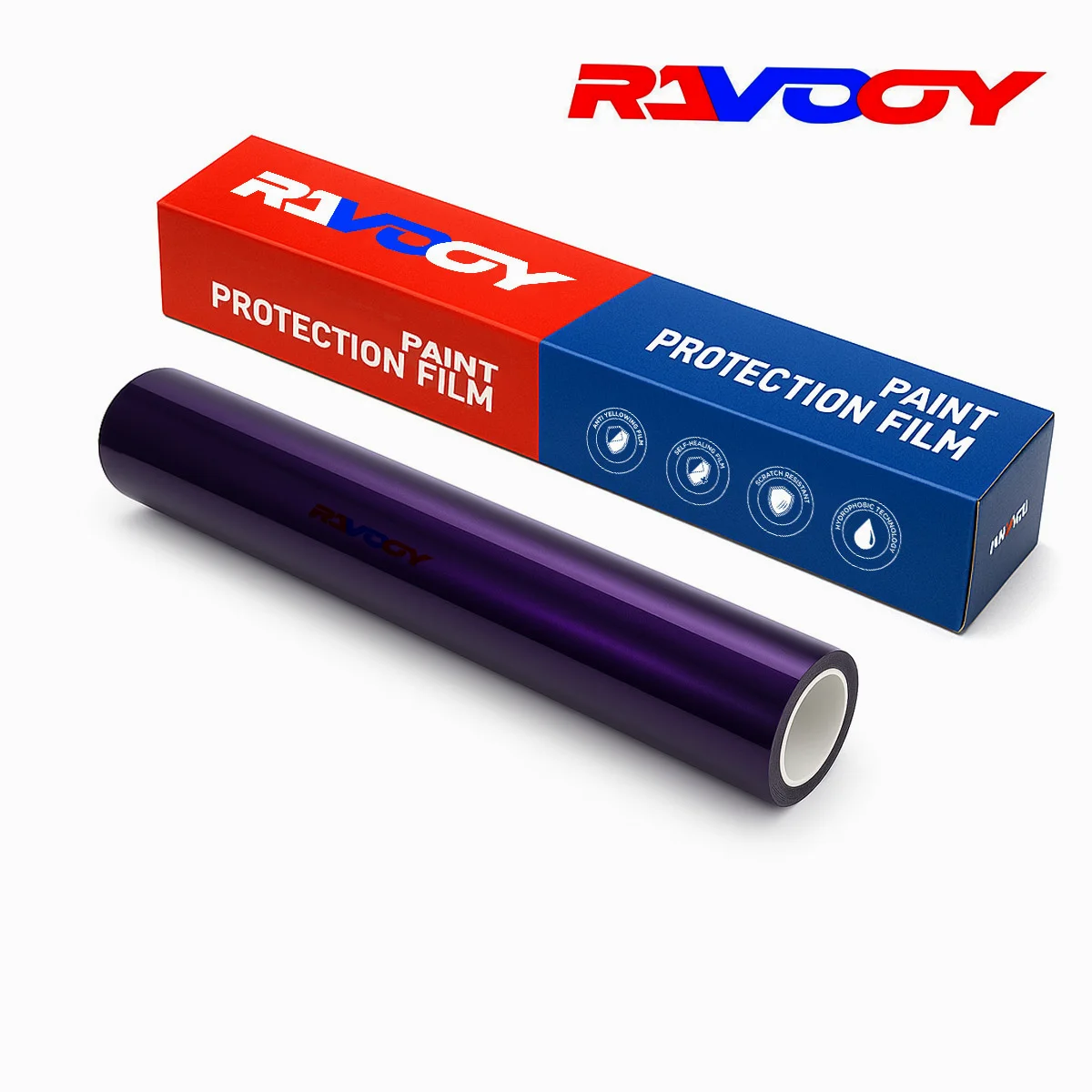 

High Quality Vinyl Wrap Film Glossy Metallic Midnight Purple Self-Adhesive Auto Tuning Stickers Durable Paint protective film