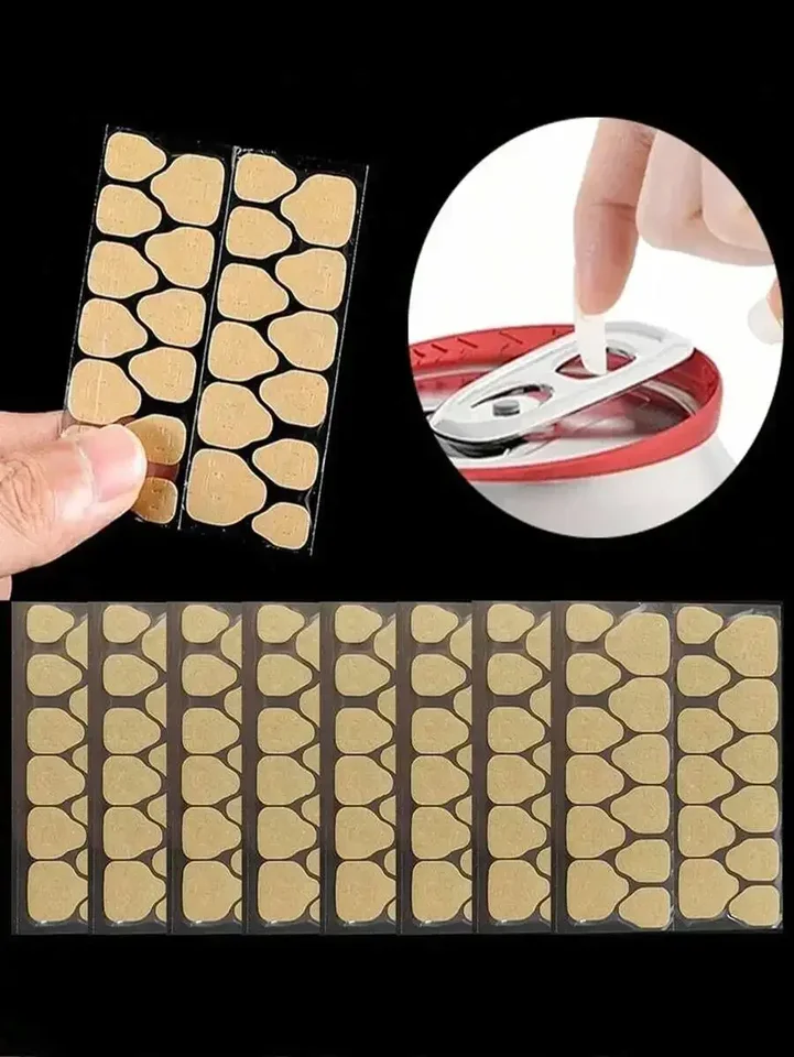 Waterproof Double Sided Transparent Nail Stickers
