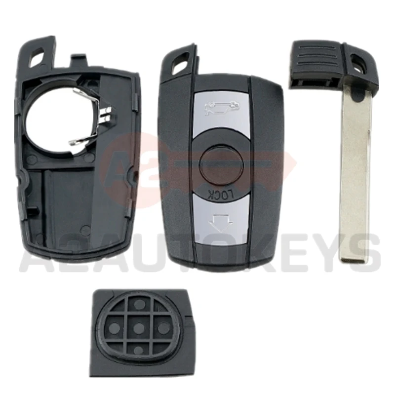 A2AUTOKEYS 3 Buttons 315LP/315/433/868 MHZ PCF7953 ID46 Keyless-Go Car Remote Smart Key  For BMW 3 5 Series X5 E65 E83 X6 CAS3