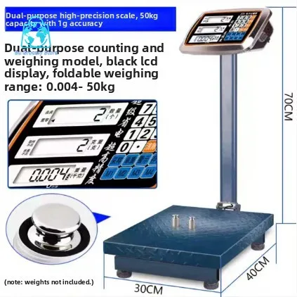 Wireless Electronic Scale Detachable Handheld 500kg 600kg Commercial Electronic Platform Scale Pig Weighing Scale 500kg