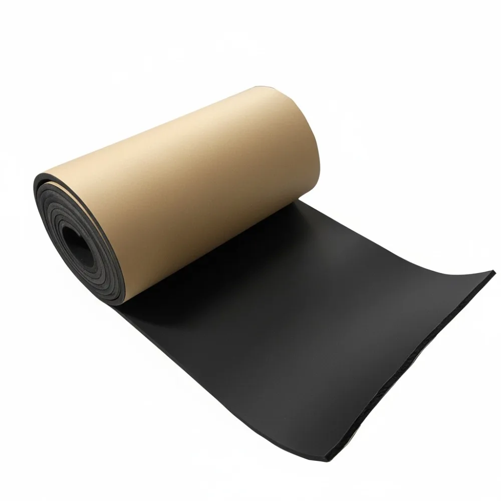 Soundproof Foam Acoustic Panel Rubber Sound Absorbing Cotton Noise Reduction Wall Insulation Pad Rectangle for Cars And Home