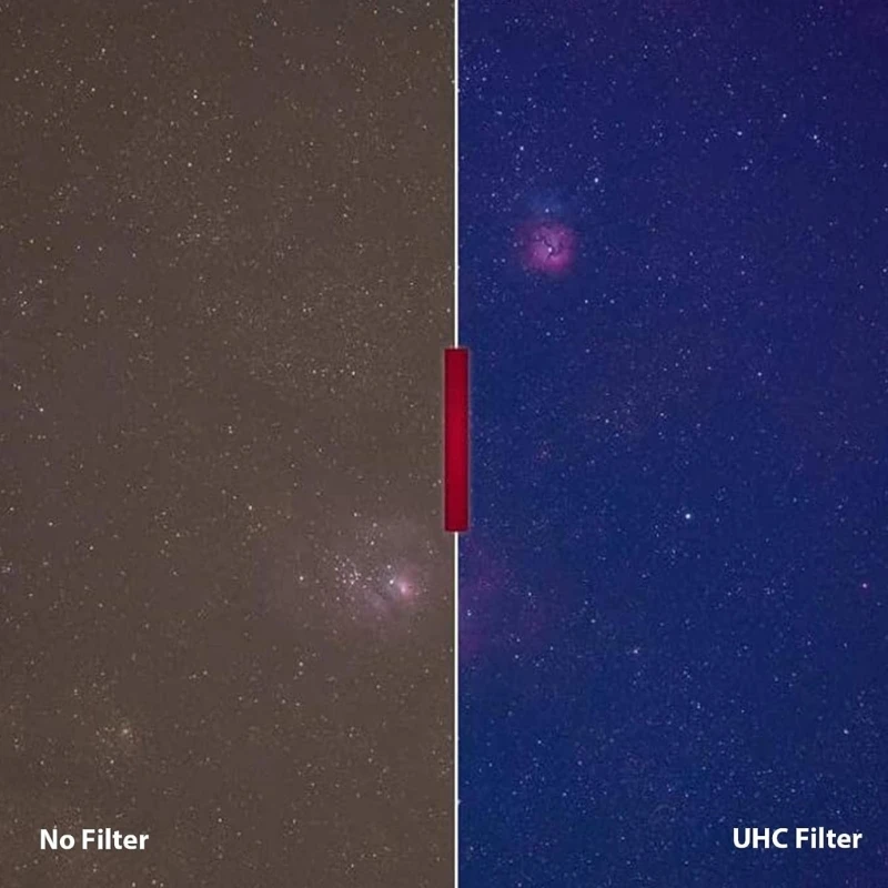 Migliora visibilità degli oggetti universo profondo con filtro UHC per telescopi da 1,25" visione chiara