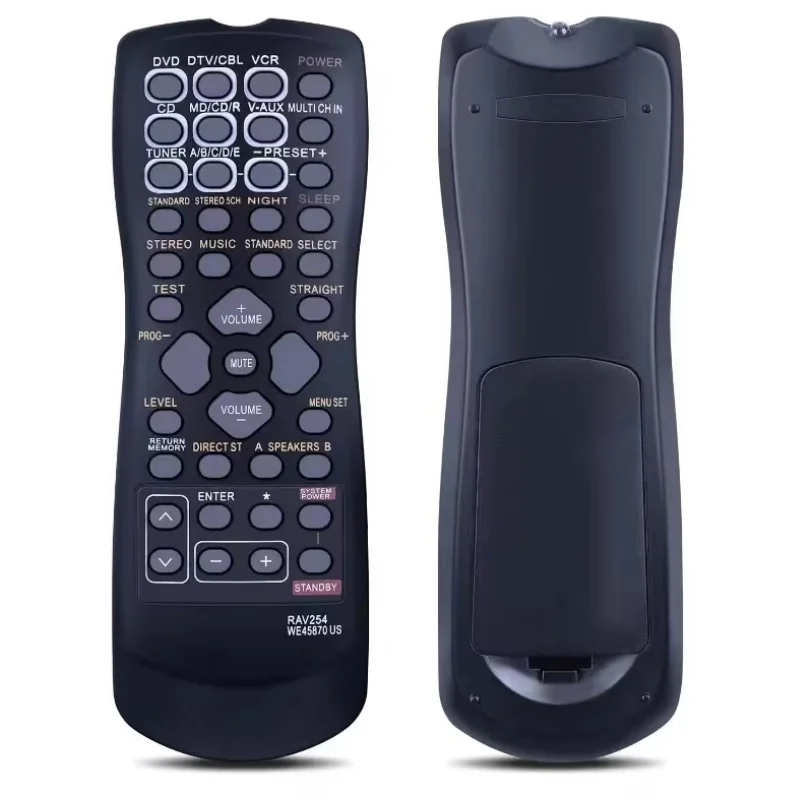 เปลี่ยนรีโมทคอนโทรลอุปกรณ์เสริมสำหรับเครื่องรับสัญญาณยามาฮ่า RX-V496 HTR-5240 HTR-5250 HTR-5630 RX-V350 RX-V359 RX-V390RAV254