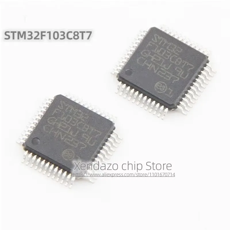 2pcs/lot STM32F103C8T7 STM32 F103C8T7 LQFP-48 package Original genuine Microcontroller chip