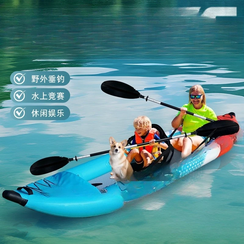 Kayak inflatable drifting pontoon assault rubber inflatable inflatable