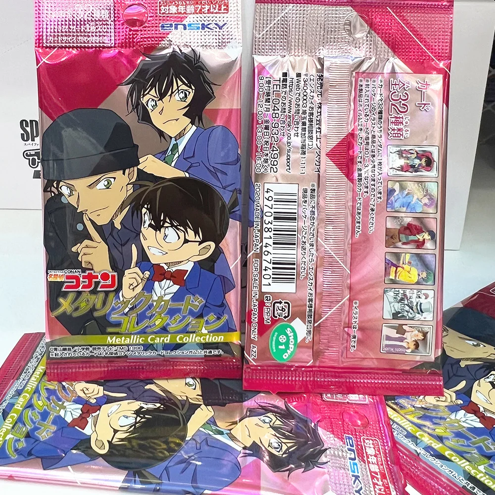 Anime Detective Conan Figure Flash Card, Kudou Shinichi Akai shūachi Photo Cards, Cosplay Bookmark para Fan Collection Toys Gifts