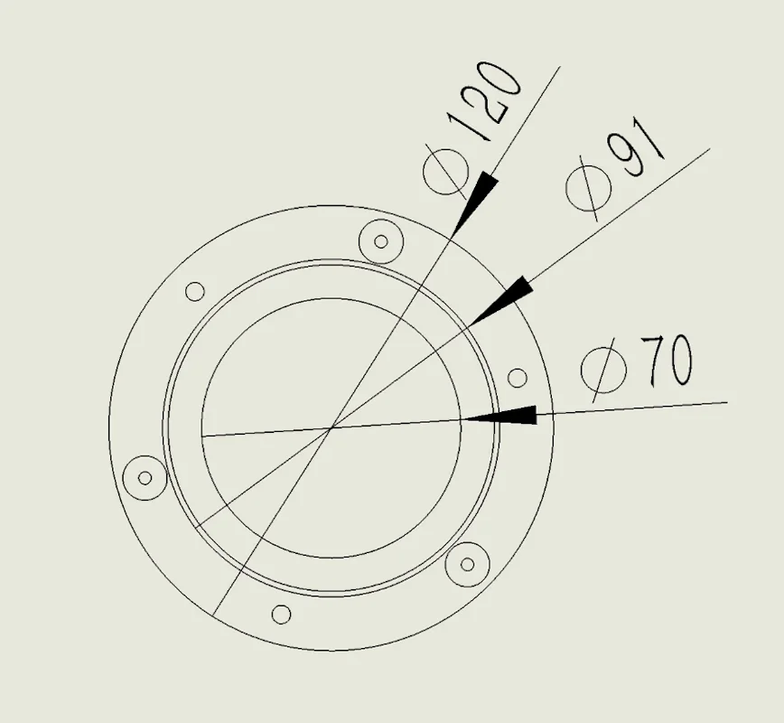 Hercules S8346 penyesuaian pesawat fokus cepat, (36-39mm) mendukung M42/M48/M54/M68