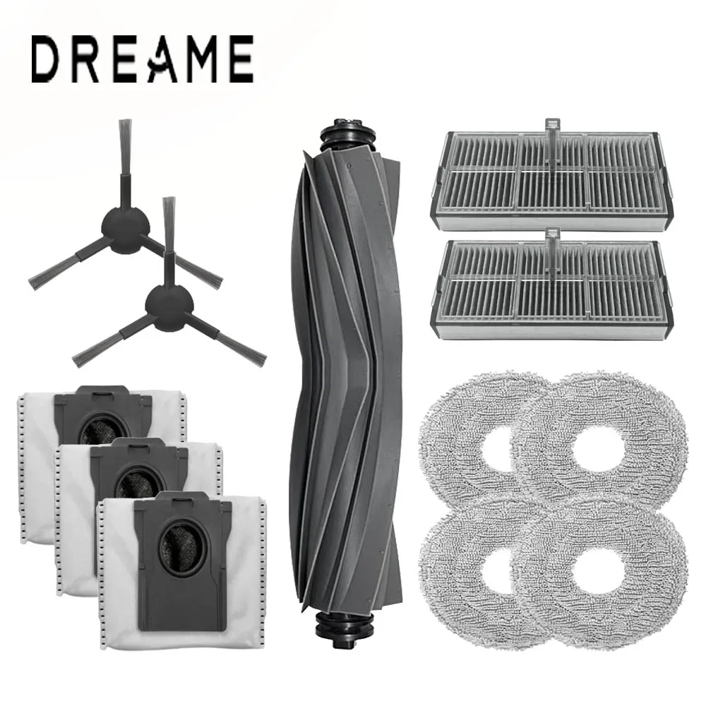 Originele Dreame D30 Ultra reserveonderdelen: rubberen hoofdborstel/TriCut-borstel, zijborstels, filter, mop, stofzak voor X30 Ultra/L10s Ultra Gen 2