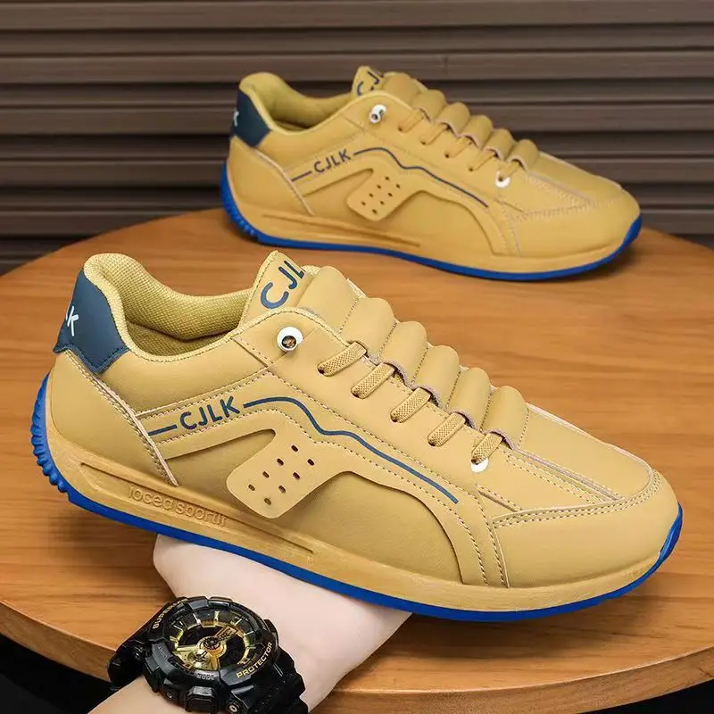 Men's 2024Spring and Autumn New Youth Luxury Sports Running Shoes Fashion Soft Sole Versatile Casual Shoes Men's Vulcanize Shoes