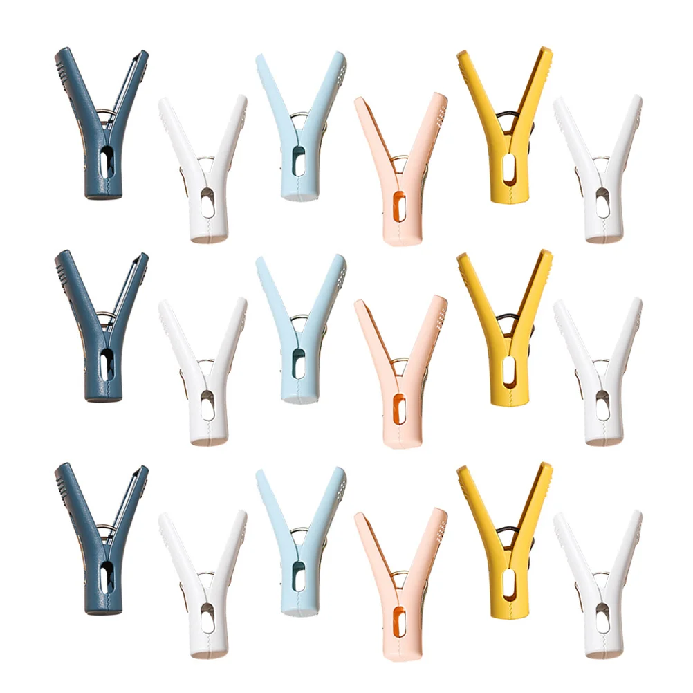 

50Pcs Windproof Clothespins Plastic Clips Non-Slip Strong Hold for Clothes Drying Multipurpose Household Helper