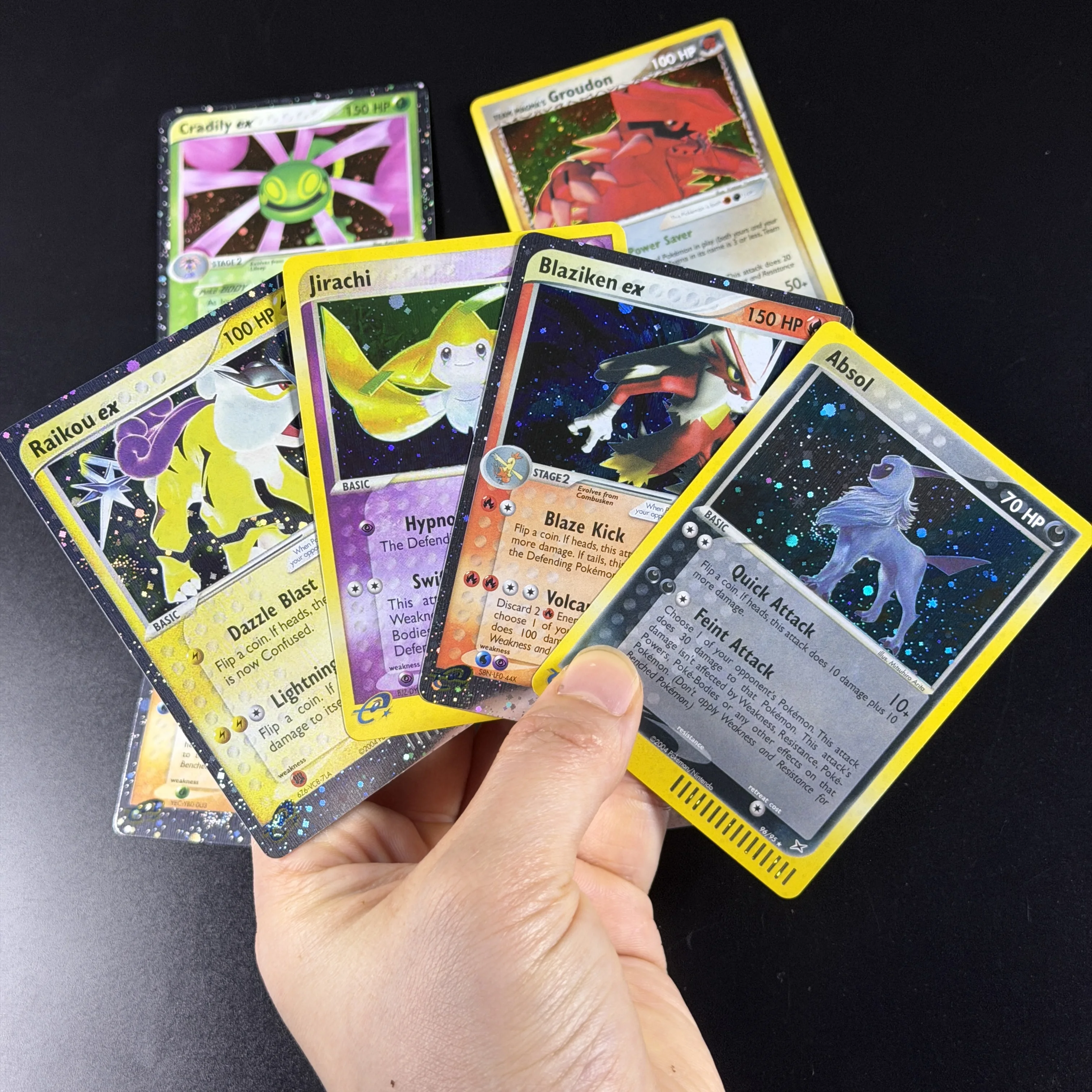 PTCG Full Box Cosmos Holo Multi-Series Meta Staple Charmander Mewtwo Infernape Gengar Blastoise Rayquaza Proxy Cards
